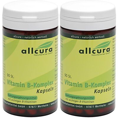 allcura Vitamin B Komplex Kapseln 2x 2x90 St allcura Vitamin B Komplex Kapseln 2x 2x90 St