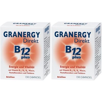 DR. GRANDEL Grandel Granergy Direkt B12 plus Briefchen 2x 2x40 St Beutel DR. GRANDEL Grandel Granergy Direkt B12 plus Briefchen 2x 2x40 St Beutel