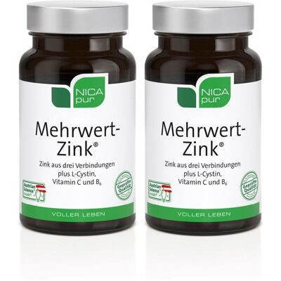 Nicapur Mehrwert-Zink Kapseln 2x 2x60 St Nicapur Mehrwert-Zink Kapseln 2x 2x60 St