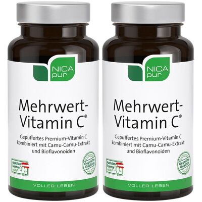 Nicapur Mehrwert-Vitamin C Kapseln 2x 2x60 St Nicapur Mehrwert-Vitamin C Kapseln 2x 2x60 St