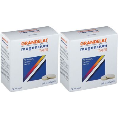 DR. GRANDEL Magnesium Grandel 300 mg Kautabletten 2x 2x32 St DR. GRANDEL Magnesium Grandel 300 mg Kautabletten 2x 2x32 St