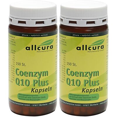 allcura Coenzym Q10 Plus Kapseln 2x 2x150 St allcura Coenzym Q10 Plus Kapseln 2x 2x150 St