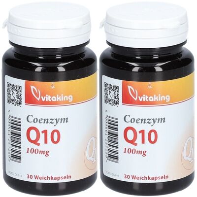 vitaking Coenzym Q10 100 mg Kapseln 2x 2x30 St vitaking Coenzym Q10 100 mg Kapseln 2x 2x30 St
