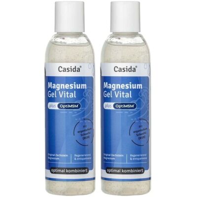 Casida Magnesium+Msm Gel Vital Zechstein 2x 2x200 ml Casida Magnesium+Msm Gel Vital Zechstein 2x 2x200 ml