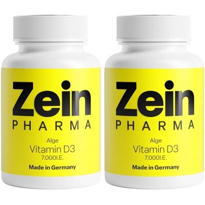 ZeinPharma Vegane Vitamin D3 7000 I.e. Wochendepot Kapseln 2x 2x60 St ZeinPharma Vegane Vitamin D3 7000 I.e. Wochendepot Kapseln 2x 2x60 St