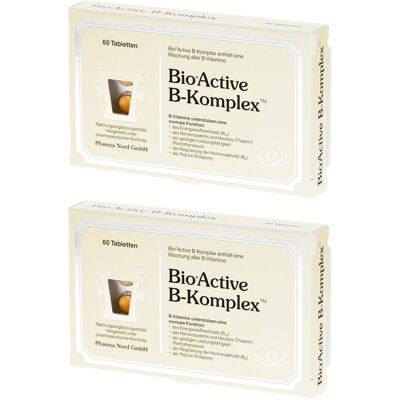 Pharma Nord BIO Active B-Komplex Tabletten 2x 2x60 St Pharma Nord BIO Active B-Komplex Tabletten 2x 2x60 St