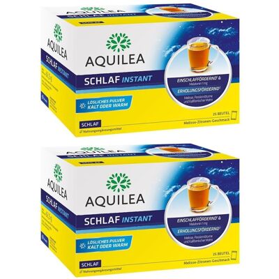 Aquilea Schlaf Instant Pulver Beutel 2x 2x25 St Aquilea Schlaf Instant Pulver Beutel 2x 2x25 St
