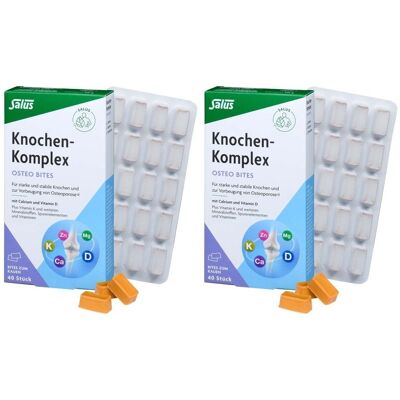 Knochen-Komplex Osteo Bites Kautabletten Salus 2x 2x40 St Knochen-Komplex Osteo Bites Kautabletten Salus 2x 2x40 St