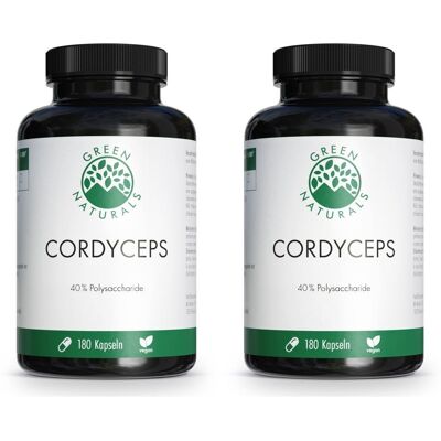 Green Naturals Cordyceps x2 2x180 St Kapseln Green Naturals Cordyceps x2 2x180 St Kapseln