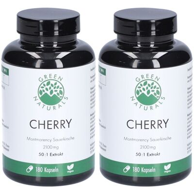 Green Naturals Cherry x2 2x180 St Kapseln Green Naturals Cherry x2 2x180 St Kapseln