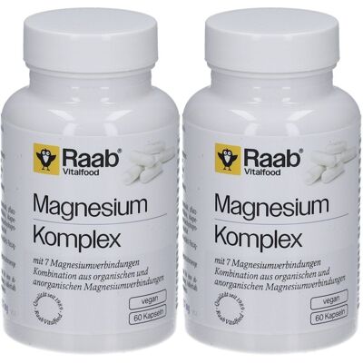 Raab Vitalfood Magnesium K x2 2x60 St Kapseln Raab Vitalfood Magnesium K x2 2x60 St Kapseln