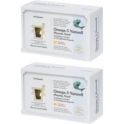 Pharma Nord Omega 3 Naturell x2 2x150 St Kapseln Pharma Nord Omega 3 Naturell x2 2x150 St Kapseln