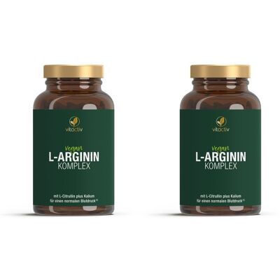 Vitactiv L-Arginin KOMPLEx x2 2x180 St Kapseln Vitactiv L-Arginin KOMPLEx x2 2x180 St Kapseln