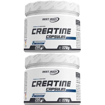 Best Body Nutrition BBN Creatine Capsules x2 2x200 St Kapseln Best Body Nutrition BBN Creatine Capsules x2 2x200 St Kapseln