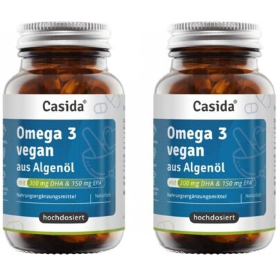 Casida Omega 3 Vegan Algenoel x2 2x60 St Kapseln Casida Omega 3 Vegan Algenoel x2 2x60 St Kapseln