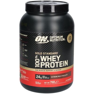Optimum Nutrition 100% Whey Gold Standard Extreme Milk Chocolate 768 g Puder Optimum Nutrition 100% Whey Gold Standard Extreme Milk Chocolate 768 g Puder