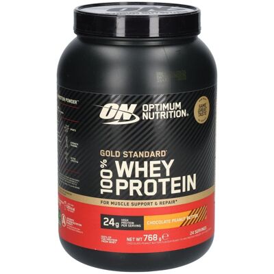 Optimum Nutrition 100% Whey Gold Standard Chocolate Peanut Butter 768 g Pulver Optimum Nutrition 100% Whey Gold Standard Chocolate Peanut Butter 768 g Pulver