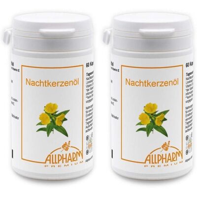ALLPHARM Nachtkerzenöl Kapseln 2x 2x60 St ALLPHARM Nachtkerzenöl Kapseln 2x 2x60 St