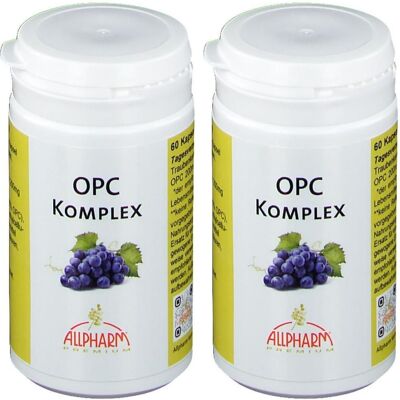 ALLPHARM OPC Traubenkernextrakt Kapseln 2x 2x60 St ALLPHARM OPC Traubenkernextrakt Kapseln 2x 2x60 St