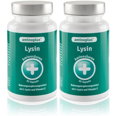 Aminoplus Lysin plus Vitamin C Kapseln 2x 2x60 St Aminoplus Lysin plus Vitamin C Kapseln 2x 2x60 St