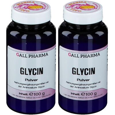 GALL PHARMA Glycin GPH Pulver 2x 2x100 g GALL PHARMA Glycin GPH Pulver 2x 2x100 g