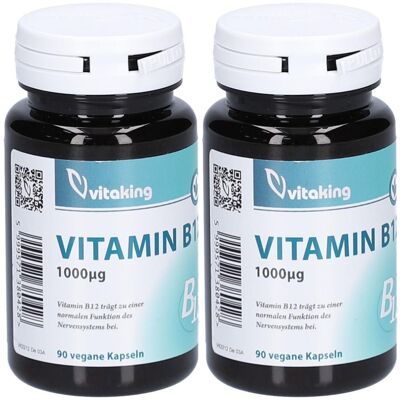vitaking Vitamin B12 1000 µg Kapseln 2x 2x90 St vitaking Vitamin B12 1000 µg Kapseln 2x 2x90 St