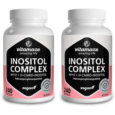 vitamaze Inositol Komplex Chromium+Vitamin B6+Folsäure Kps. 2x 2x240 St Kapseln vitamaze Inositol Komplex Chromium+Vitamin B6+Folsäure Kps. 2x 2x240 St Kapseln