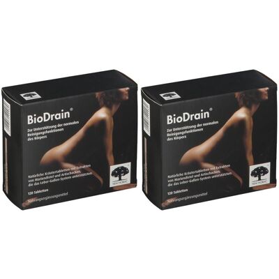 NEW NORDIC Biodrain Tabletten 2x 2x120 St NEW NORDIC Biodrain Tabletten 2x 2x120 St