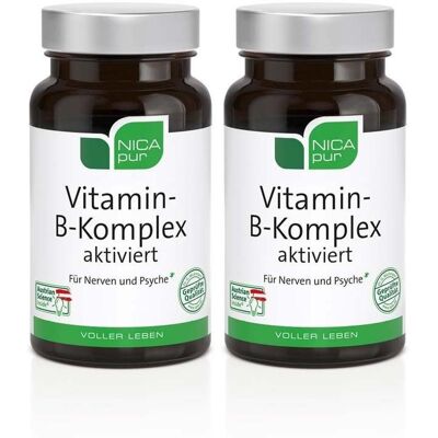Nicapur Vitamin B Komplex aktiviert Kapseln 2x 2x60 St Nicapur Vitamin B Komplex aktiviert Kapseln 2x 2x60 St
