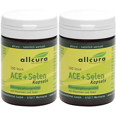allcura ACE Selen Kapseln 2x 2x100 St allcura ACE Selen Kapseln 2x 2x100 St