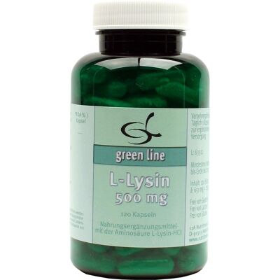 Nutritheke L-Lysin 500 mg Kapseln 120 St Nutritheke L-Lysin 500 mg Kapseln 120 St