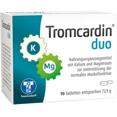 Trommsdorff Tromcardin duo - Magnesium & Kalium - Unterstützt Muskelfunktion Trommsdorff Tromcardin duo - Magnesium & Kalium - Unterstützt Muskelfunktion