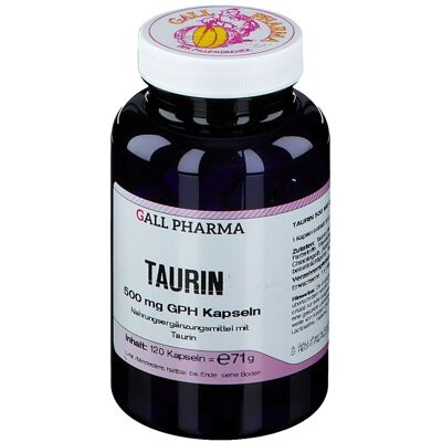 Hecht Pharma GmbH Taurin 500 mg Gph Kapseln - Nahrungsergänzung Hecht Pharma GmbH Taurin 500 mg Gph Kapseln - Nahrungsergänzung