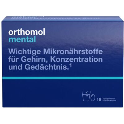 Pharma Medica - orthomol Mental - Granulat/Kapseln - 15 Tage - Supplement Pharma Medica - orthomol Mental - Granulat/Kapseln - 15 Tage - Supplement