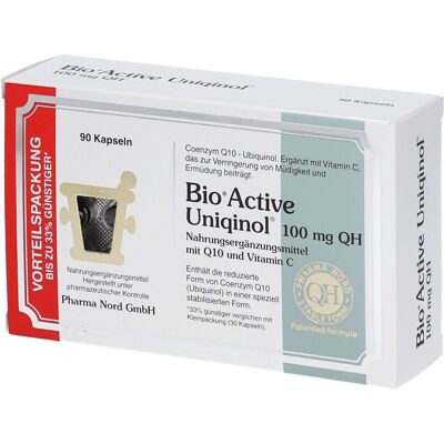 BIO Active Uniqinol 100 mg QH Pharma Nord Kapseln 90 St BIO Active Uniqinol 100 mg QH Pharma Nord Kapseln 90 St