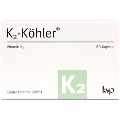 Köhler - K2-Köhler Vitamin K2 Kapseln - 60 Kapseln - Nahrungsergänzungsmittel Köhler - K2-Köhler Vitamin K2 Kapseln - 60 Kapseln - Nahrungsergänzungsmittel