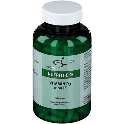 Nutritheke Vitamin D3 1000 I.e. Kapseln 180 St Nutritheke Vitamin D3 1000 I.e. Kapseln 180 St