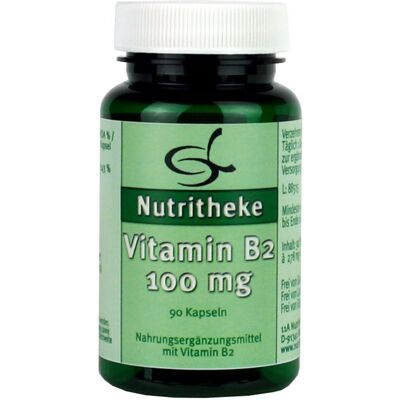 Nutritheke Vitamin B2 100 mg Kapseln 90 St Nutritheke Vitamin B2 100 mg Kapseln 90 St