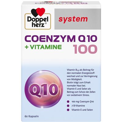 Doppelherz Coenzym Q10 100+Vitamine system Kapseln - Nahrungsergänzung Doppelherz Coenzym Q10 100+Vitamine system Kapseln - Nahrungsergänzung