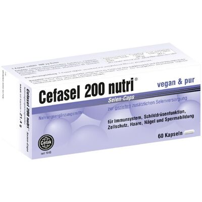 Cefasel nutri Cefasel 200 nutri Selen-Caps 60 St Hartkapseln Cefasel nutri Cefasel 200 nutri Selen-Caps 60 St Hartkapseln