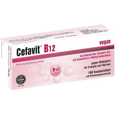 Cefavit B12 Kautabletten 100 St Cefavit B12 Kautabletten 100 St