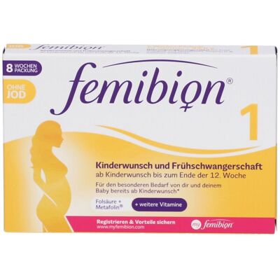 Femibion 1 Schwangerschaftsvitamin - Nahrungsergänzung Femibion 1 Schwangerschaftsvitamin - Nahrungsergänzung