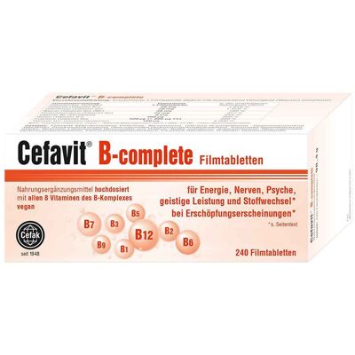 Cefavit B-complete Filmtabletten 240 St Cefavit B-complete Filmtabletten 240 St