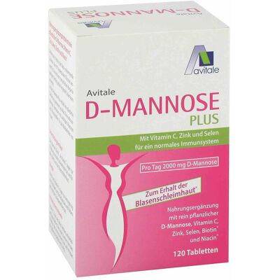 Avitale D-Mannose Plus 2000 mg - Blasenunterstützungsergänzung Avitale D-Mannose Plus 2000 mg - Blasenunterstützungsergänzung