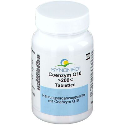 SYNOMED Coenzym Q10 200 Tabletten 60 St SYNOMED Coenzym Q10 200 Tabletten 60 St