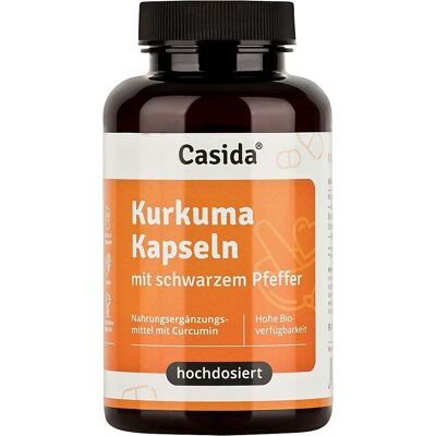 Casida Kurkuma Kapseln - 300mg Hochdosiert - Vegan Casida Kurkuma Kapseln - 300mg Hochdosiert - Vegan