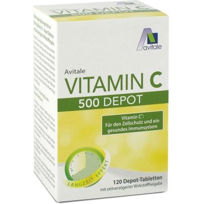 Avitale Vitamin C 500 mg Depot - Zell- & Immunsystem Avitale Vitamin C 500 mg Depot - Zell- & Immunsystem