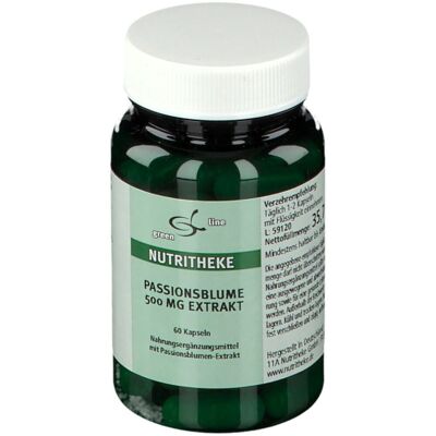 green line Passionsblume 500 mg Extrakt Kapseln 60 St green line Passionsblume 500 mg Extrakt Kapseln 60 St