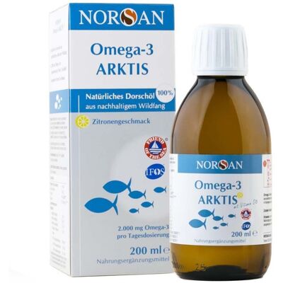 Norsan Arctic Fischöl mit Vitamin D3 - Fischöl-Ergänzung Norsan Arctic Fischöl mit Vitamin D3 - Fischöl-Ergänzung