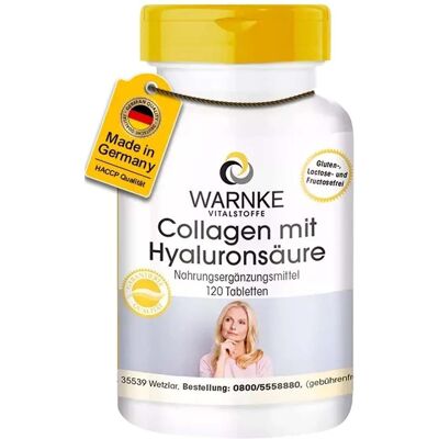 WARNKE Collagen MIT Hyaluronsäure Tabletten 120 St WARNKE Collagen MIT Hyaluronsäure Tabletten 120 St